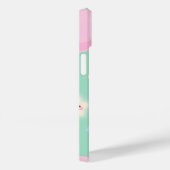 かわいいパステルグリーンの風船デザイン Case-Mate iPhoneケース (裏面 / 右)