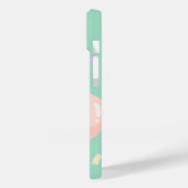 かわいいパステルグリーンの風船デザイン Case-Mate iPhoneケース (裏面 / 左)