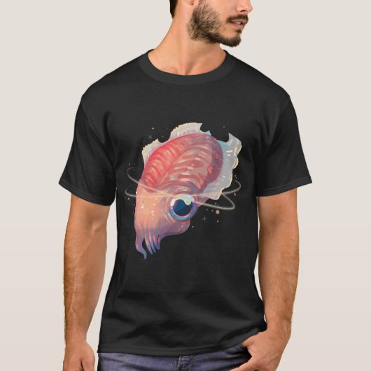 かわいいパステルコウイカ Tシャツ (正面)
