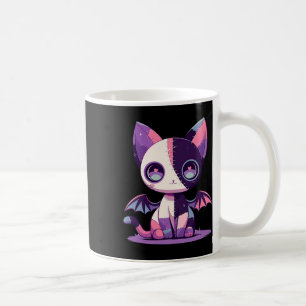 かわいいパステルゴシック不気味なかわいい魔性ゾンビパッチ コーヒーマグカップ