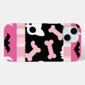 かわいいパステルゴスハロウィン猫とコウモリ Case-Mate iPhoneケース (裏面 (横))