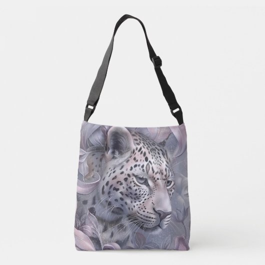 かわいいパステルサファリお洒落ワイルドアニマルバード クロスボディバッグ (裏面)