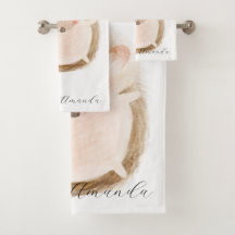 かわいいパステルサファリ女の子のための可愛いモノグラム