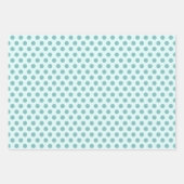 かわいいパステルジャングルアリゲータラッピング紙セット ラッピングペーパーシート (正面2)