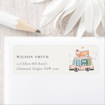 かわいいパステルスイートタイムアイスクリームトラックアドレス