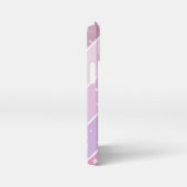 かわいいパステルストライプ iPhoneケース (右側面)