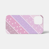 かわいいパステルストライプ iPhoneケース (裏面横)