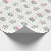 かわいいパステルソーバーサポートクリスマスプレゼント ラッピングペーパー (角)