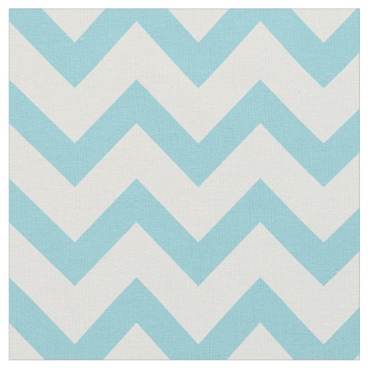 かわいいパステルターコイズのシェブロン柄 ファブリック (クローズアップ)