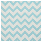 かわいいパステルターコイズのシェブロン柄 ファブリック (見本)