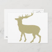 かわいいパステルディアー ポストカード (正面/裏面)