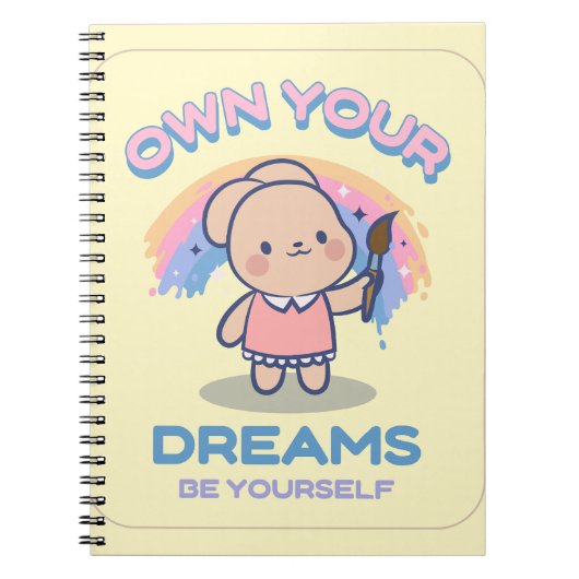 かわいいパステルノート ノートブック (正面)