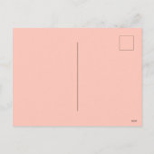 かわいいパステルハッピーニューイヤー2025 シーズンポストカード (裏面)