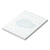 かわいいパステルハロー ノートパッド (回転)