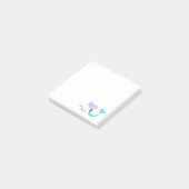 かわいいパステルパープルの人魚姫 ポストイット (アングル)