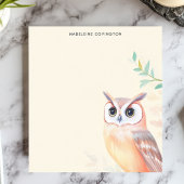 かわいいパステルフクロムミニマルパーソナライズされたリスト ノートパッド