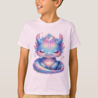 かわいいパステルベイビードラゴン Tシャツ