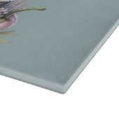 かわいいパステルベビーカウインオーバーオール花 カッティングボード (角)