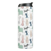 かわいいパステルベビー動物のパターン タンブラー (回転左)