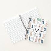 かわいいパステルベビー動物のパターン ノートブック (内部)