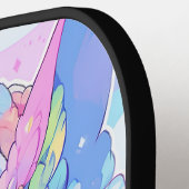 かわいいパステルマジカルガールフューリーアニメガール ピックルボールラケット (左詳細)