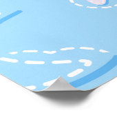 かわいいパステルムーンスターズ | ポスター (角)