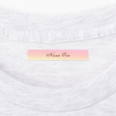 かわいいパステルレインボーアイアンオンネームタグラベル ラベル (貼付)