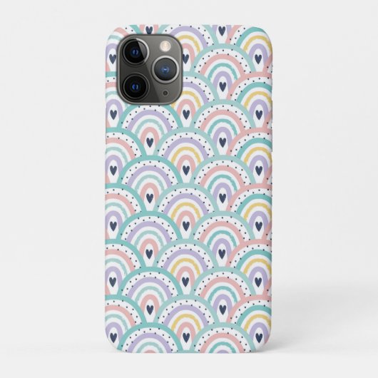 かわいいパステルレインボーパターン Case-Mate iPhoneケース (裏)