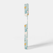 かわいいパステルレインボーユニコーンパターン iPhoneケース (右側面)