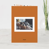 かわいいパステル不気味カップケーキハッピーハローウィン写真 シーズンカード (裏面)