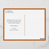 かわいいパステル不気味カップケーキハッピーハローウィン写真 箔シーズンポストカード (裏面)