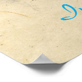 かわいいパステル想像バルーズ ポスター (角)