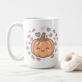 かわいいパステル笑顔パンプキンマグ コーヒーマグカップ