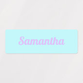 かわいいパステル美的カラーパレット名ラベル ラベル (デザイン1)