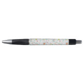 かわいいパステル調のラマパターン ボールペン (正面)