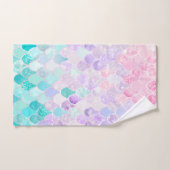 かわいいパステル調の人魚の浴室の装飾タオル バスタオルセット (ハンドタオル)