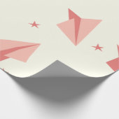 かわいいパステル飛行機パターンギフトラッピング紙 ラッピングペーパー (角)