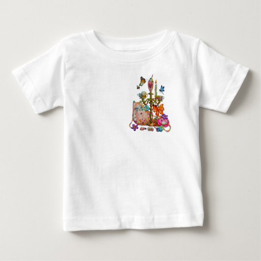 かわいいパステル ベビーTシャツ (正面)