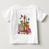かわいいパステル ベビーTシャツ (裏面)