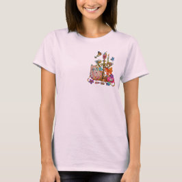 かわいいパステル Tシャツ