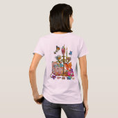 かわいいパステル Tシャツ (裏面フル)