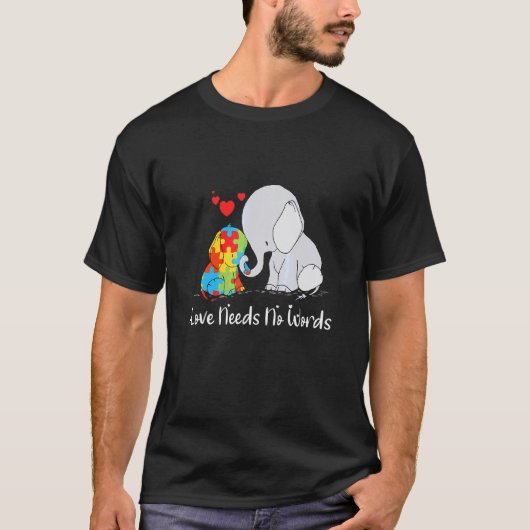 かわいいパズル Tシャツ (正面)