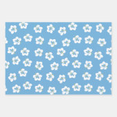 かわいいパターシンプルン夏のビーチサンダル ラッピングペーパーシート (正面2)