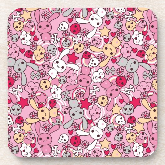 かわいいパターン コースター (正面)