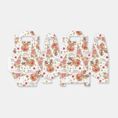 かわいいパッチワーク、メリークリスマス フェイバーボックス (折り畳みなし)