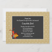 かわいいパッチワーク（紋章の）フラ・ダ・リクロフィッシュボイル 招待状 (裏面)