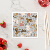 かわいいパップスナプキン スタンダードカクテルナプキン (インサイチュ)