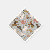 かわいいパップスナプキン スタンダードカクテルナプキン (角)