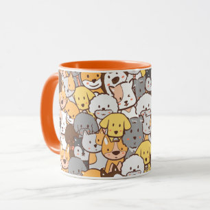 かわいいパップスマグカップ マグカップ