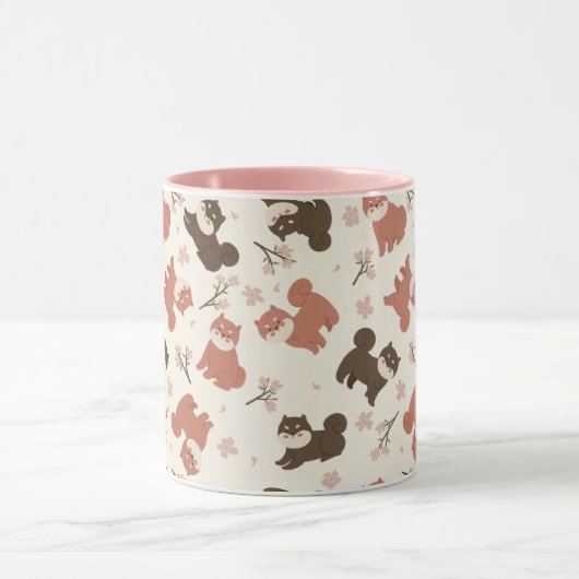 かわいいパップスマグカップ マグカップ (中央)